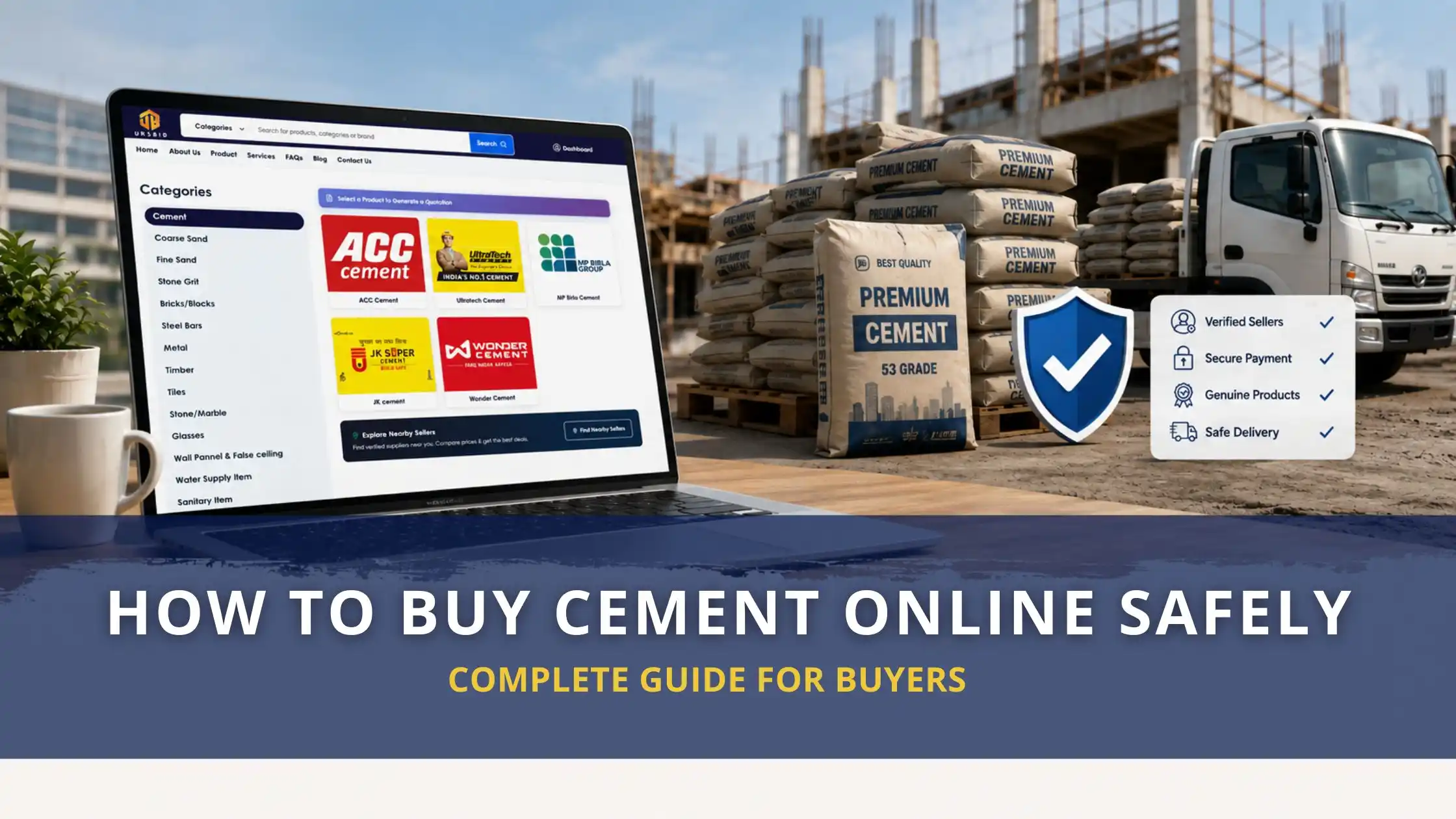 How to Buy Cement Online Safely: Complete Guide for Buyers
